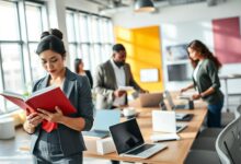 Concepto de formación continua y crecimiento profesional